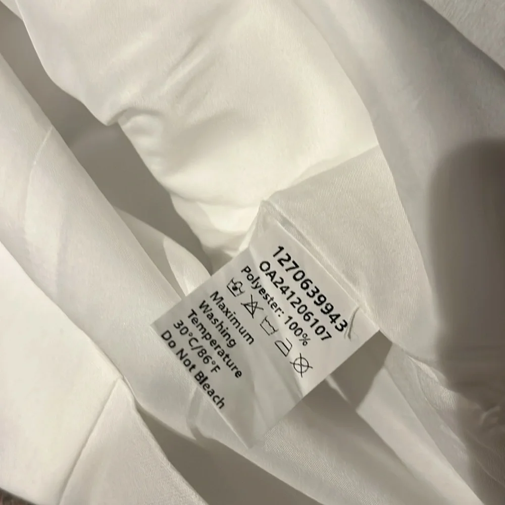 NWT Commense White Button Detail Sleeveless Vest L - Picture 8 of 9